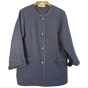 Vintage Weinberg Paris Wool Jacket Navy Large